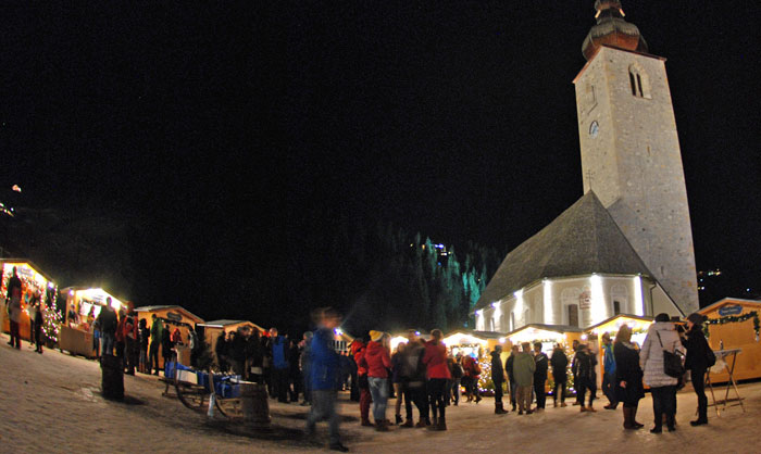 Christmas market in Lech am Arlberg